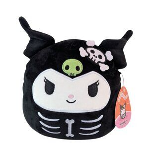 Squishmallows Hello Kitty Kuromi Skeleton Plush 10" Stuffed Animal Toy NEW